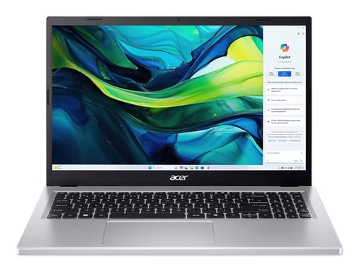 Acer Aspire Go 15 AG15-71P-511S Intel® Core™ i5 i5-13420H Portátil 39,6 cm (15.6'') Full HD 16 GB DDR5-SDRAM 512 GB SSD Wi-Fi 6 (802.11ax) Windows 11 Home Español Plata