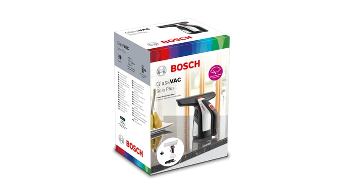 Bosch GlassVAC Solo Plus limpiacristales eléctricos 0,1 L Negro, Blanco
