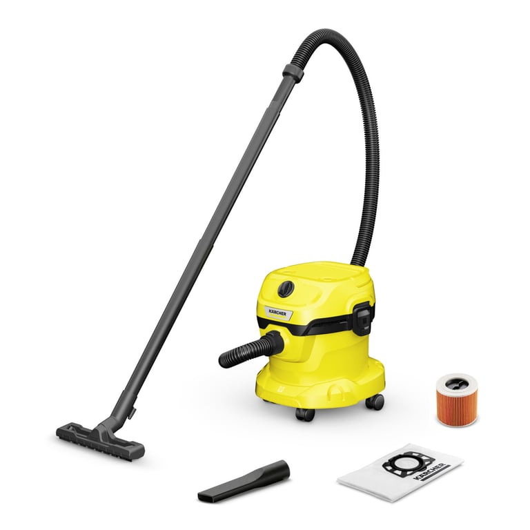 Aspirateur Eau et Poussières KARCHER WD 2 Plus V-12/4/18/C – 1000W, Cuve 12L, Filtre Cartouche - vue 2
