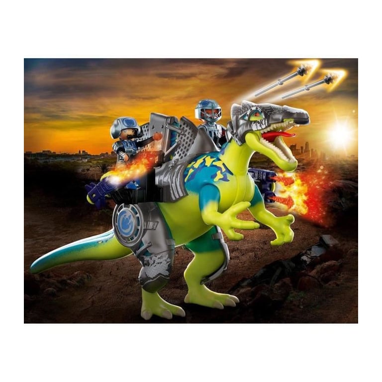 Spinosaure Et Combattants 70625 Playmobil La Boite - vue 3