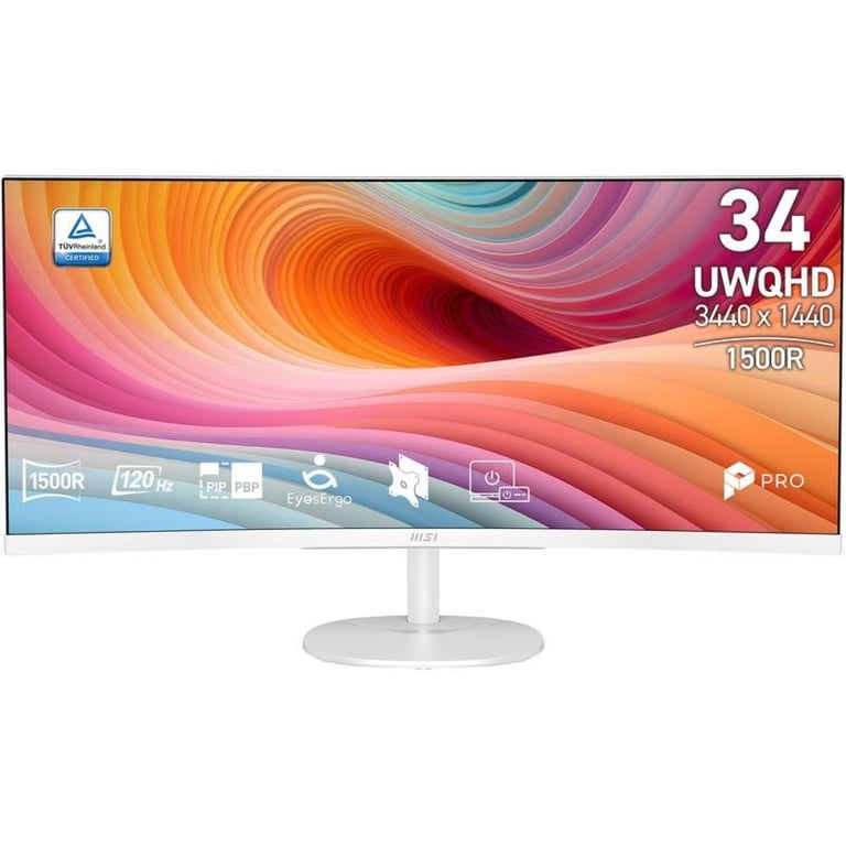 Ecran PC MSI Pro MP341CQW E12 34 3440 x 1440 UltraWide Quad HD - vue 5