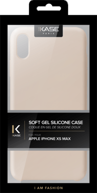 Funda de gel de silicona suave para Apple iPhone XS Max, rosa arena