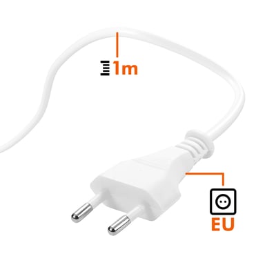 Station de Charge Multiport 4 USB-C + 6 USB 50W Câble 1m Compact Blanc