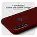 Carcasa de silicona Moozy Minimalist Series para Huawei P Smart Z y Honor 9X, vino tinto - Acabado mate fino y flexible en TPU
