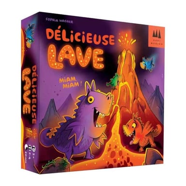 Jeu de société Schmidt Délicieuse Lave dragons 3D familial 2-4 joueurs Dès 5 ans Multicolore