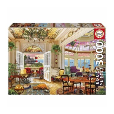 Puzzle - EDUCA - Vie en Bord de Mer - 3000 pieces - 120x85 cm - Pour adultes a partir de 15 ans