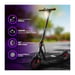 Scooter eléctrico plegable - 100 MAX - 350W - 10 ruedas - Adulto - Negro