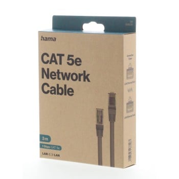 Hama 00300020 Cavo di rete grigio 3 m Cat5e U/UTP (UTP)
