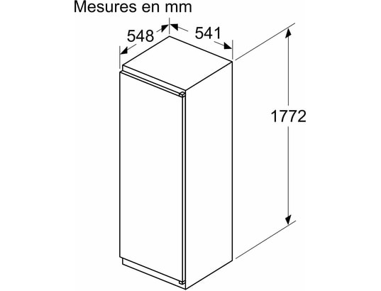 BOSCH Réfrigérateur intégrable 1 porte Tout utile 310 litres - vue 10