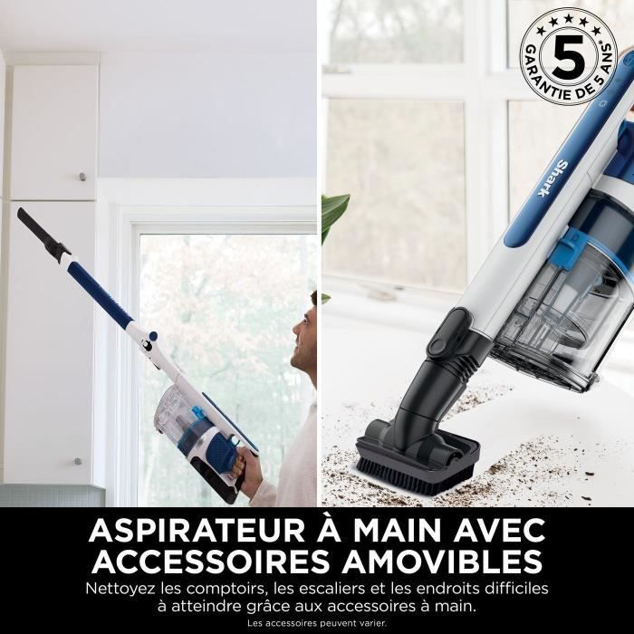Aspirateur Balai Shark PowerPro IZ380EUT – Brosse Motorisée, 50 Min Autonomie - vue 7