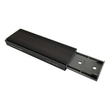 LC-Power LC-M2-C-NVME-3 caja para disco duro externo Caja externa para unidad de estado sólido (SSD) Negro M.2