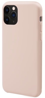 Custodia morbida in silicone gel per Apple iPhone 11 Pro Max, rosa sabbia