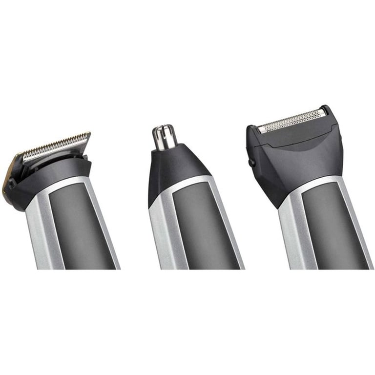 Tondeuse sans fil BABYLISS MT726E 8 en 1 titane 34 mm gris/noir pour visage et corps 1-3,5 mm - Neuf