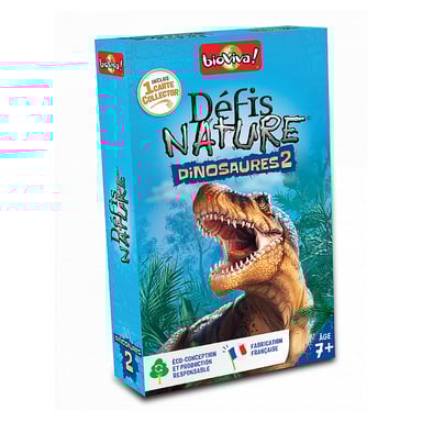 Défis Nature : Aventure Dinosaures - Jeu de Cartes Éducatif