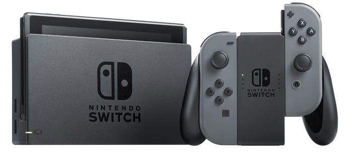 Switch - Console de jeux portables 15,8 cm (6.2'') 32 Go Wifi, Gris