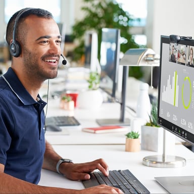 Logitech C270 Webcam HD 3 MP 1280 x 720 pixel USB 2.0 Nero