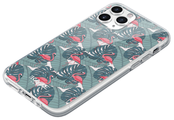 Coque hybride Flamant rose tropical pour Apple iPhone 11 Pro Max