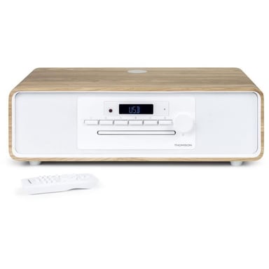Sistema micro Bluetooth - THOMSON - Bianco e nero - Radio FM/CD/MP3/USB, 60W, equalizzatore