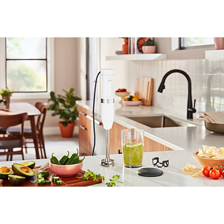 Mixeur Plongeant KitchenAid Classic 5KHBV53EWH – 180 W, Vitesse Variable, Protecteur Antirayure - vue 10