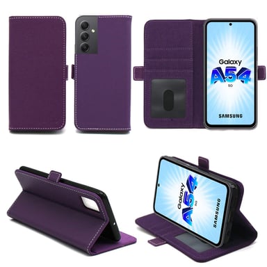 Samsung Galaxy A54 5G Etui / Housse pochette protection violet