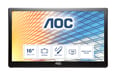 AOC 59 Series E1659FWU LED display 39,6 cm (15.6'') 1366 x 768 pixels Noir