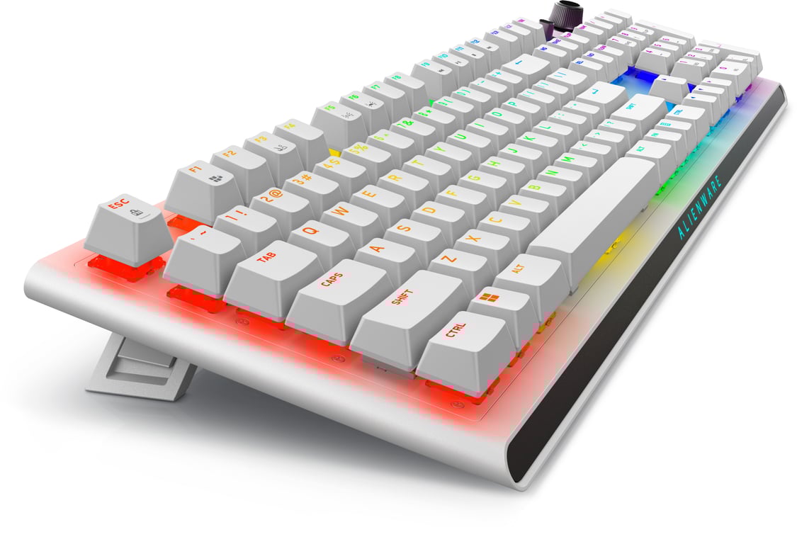 Alienware Tri-Mode AW920K clavier Gaming USB + RF Wireless + Bluetooth Blanc - Neuf