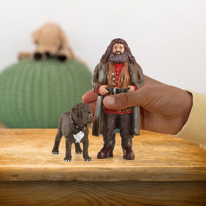 Hagrid et Crockdur Figurine de 'univers Harry Potter® pour enfants dès 8 x 11 5 x 13 cm schleich 42638 WIZARDING WORLD - vue 2