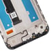 Écran Original Motorola G41 LCD + Vitre Tactile (avec châssis) Gris clair