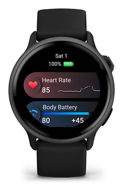 Vívoactive 6 AMOLED 42 mm 390 x 390 pixels Écran tactile Noir Wifi GPS (satellite)