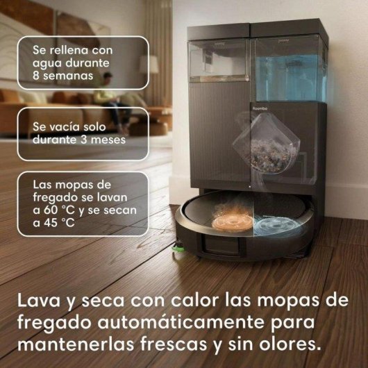 Aspirateur Robot et Laveur iRobot Roomba Plus 515 Combo avec base AutoWash Navigation LiDAR 22000 Pa - vue 3