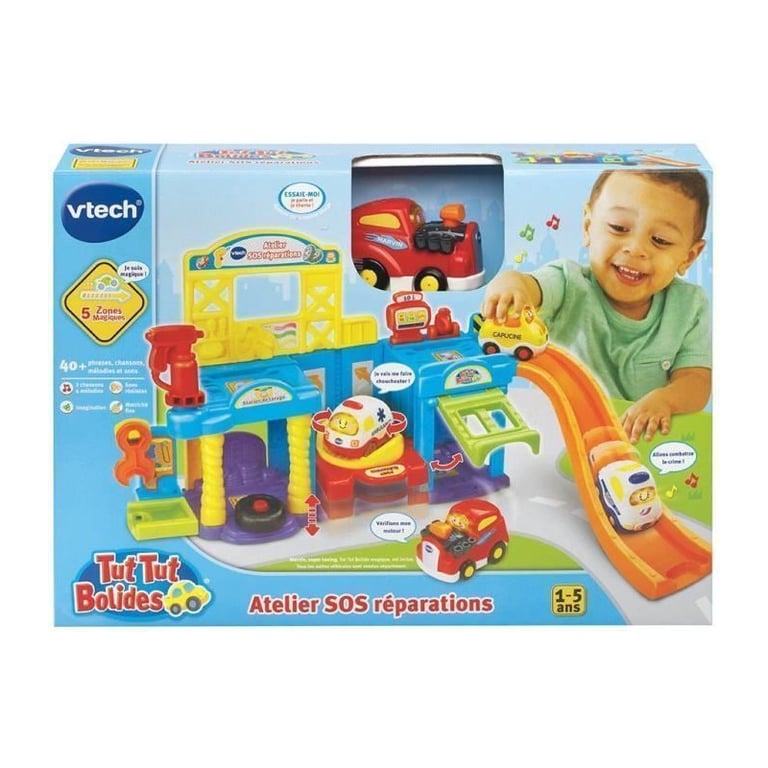 Atelier SOS Réparations VTECH Tut Tut Bolides Ascenseur hydraulique 5 zones magiques - vue 3