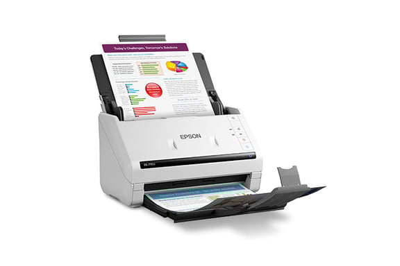 Epson WorkForce DS-770II Escáner alimentado con hojas 600 x 600 DPI A3 Negro, Blanco