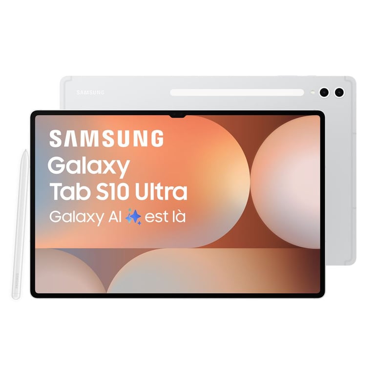 Galaxy Tab S10 Ultra WIFI (14,6 ) 256 Go, Argent, S Pen inclus - Très bon état