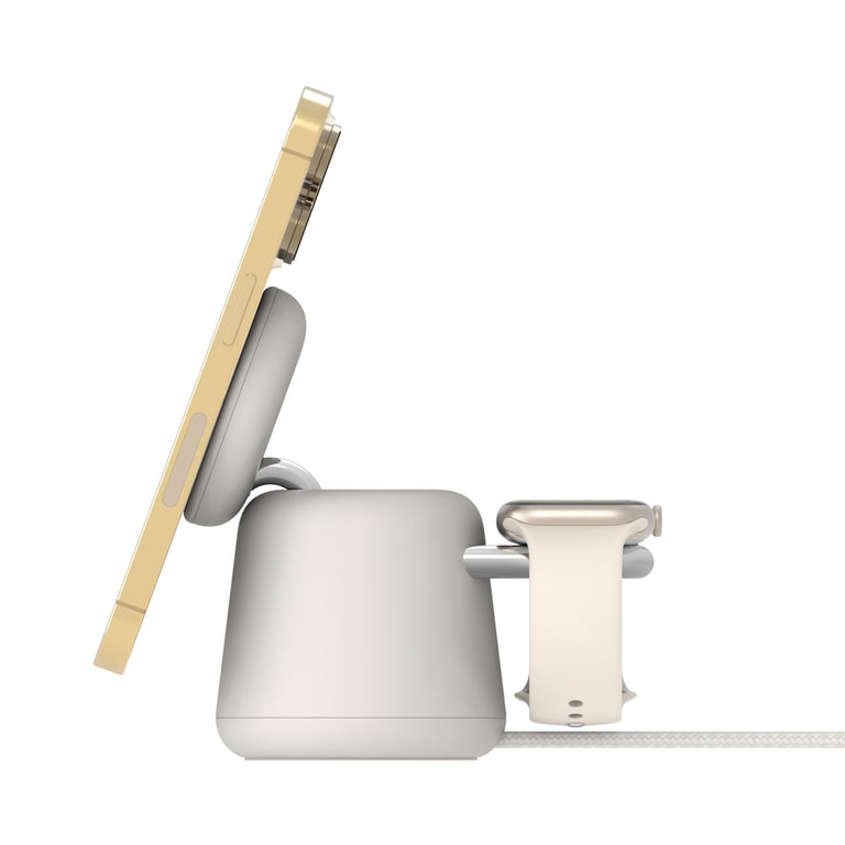 Belkin Chargeur Magsafe 15W + chargeur pour AppleWatch Blanc - vue 4