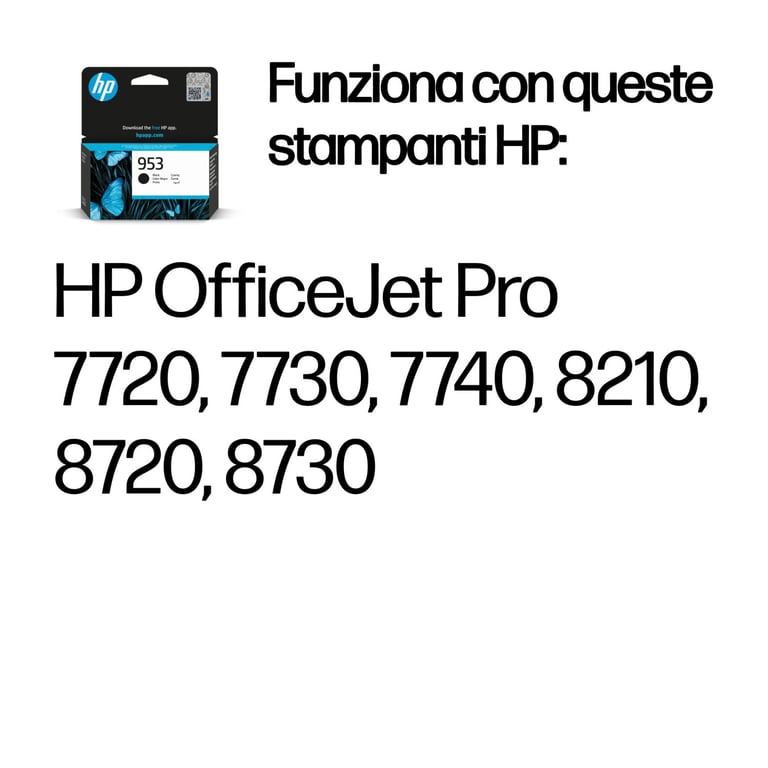 HP 953 20 ml original Officejet cartouche d'encre pour Officejet Pro 7720 Wide Format 7730 Wide Format 7740 8210 8720 8730 - vue 3