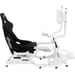 Soporte Simracing & Flightsim - Para cockpit GTR S8 Full Force - Blanco - Compatible con freno de mano, caja de cambios, joystick