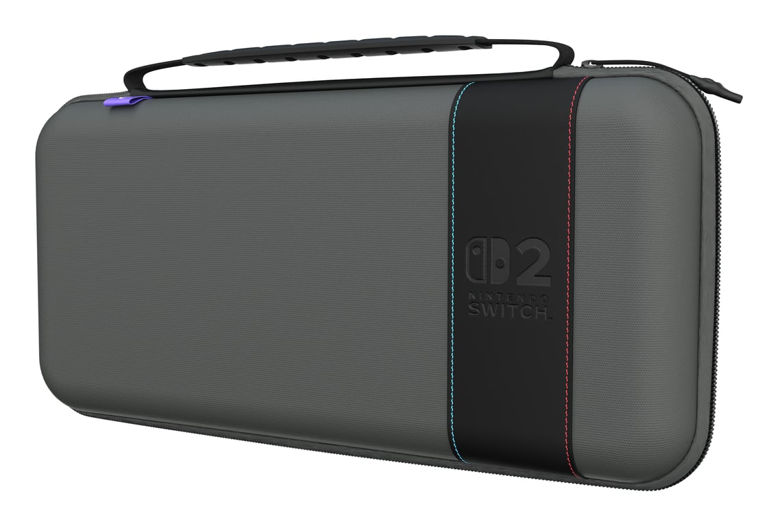 Turtle Beach PlayTrek Étui de voyage Charcoal Black sous licence officielle de Nintendo pour protéger votre Nintendo Switch 2 - Neuf