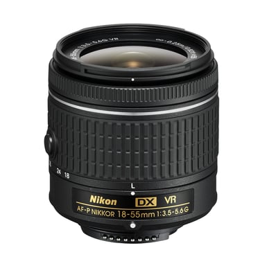 Nikon D3300 + AF-P 18-55mm VR Kit d'appareil-photo SLR 24,2 MP CMOS 6000 x 4000 pixels Noir