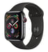Apple Watch Series 4 OLED 44 mm Numérique 368 x 448 pixels Écran tactile 4G Noir Wifi GPS (satellite)