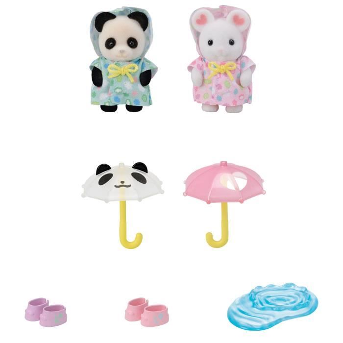 Sylvanian Families Duo de Bébés en Habits de Pluie - vue 4