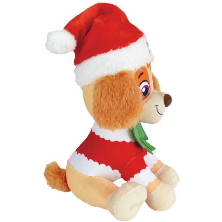 Lot de 3 Peluches PatPatrouille – Chase, Stella et Marcus Version Noël - vue 4