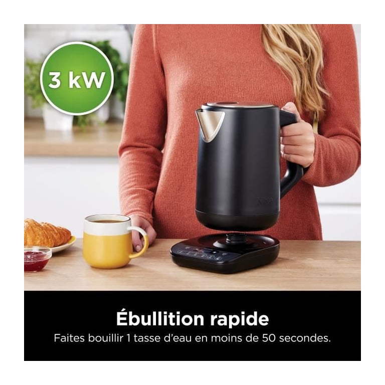 Bouilloire Électrique Ninja KT200EU – 1,7L, 3000W, Température Réglable - vue 4