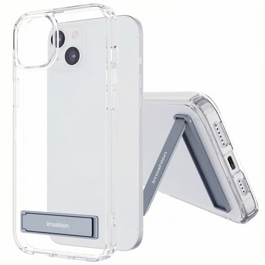 imoshion Coque Stand pour Apple iPhone 15 Plus - Transparent