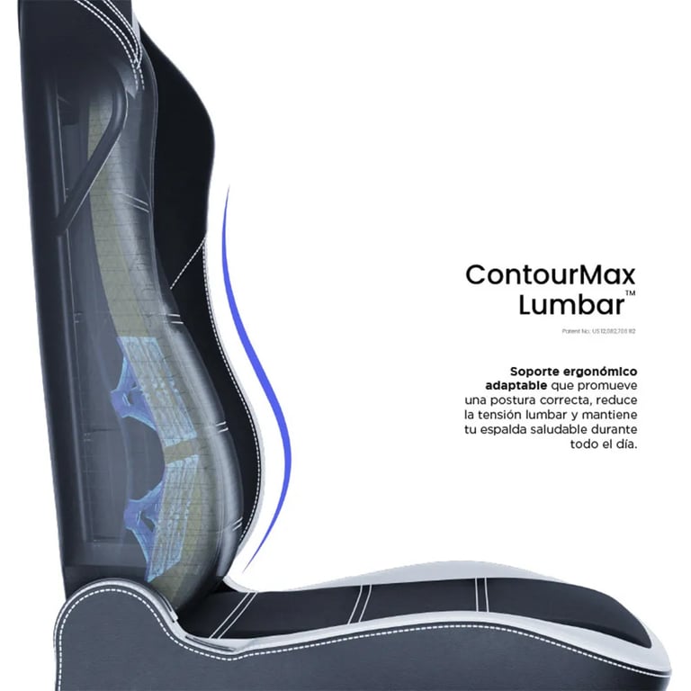 Chaise gaming Vertagear PL6800 HygenNX – Ergonomie avancée soutien lombaire ContourMax assise ventilée VertaAir Neuf - vue 2