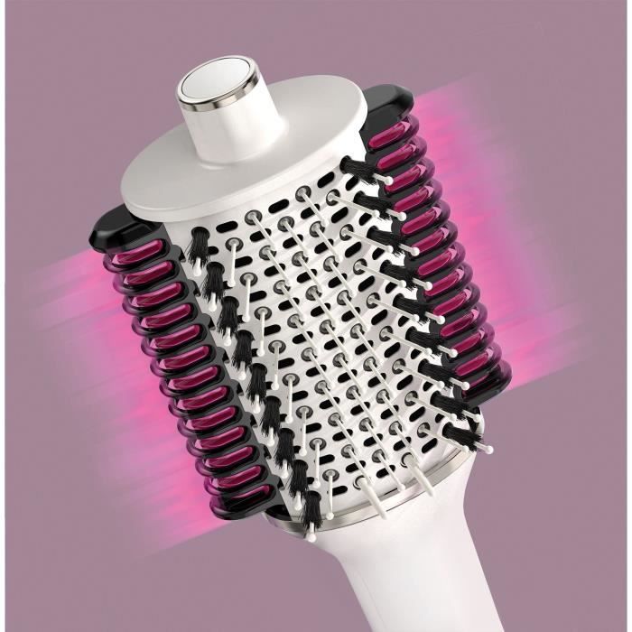 Brosse et peigne chauffants - SHARK HD202EU - SmoothStyle - Modes humide et sec - Brosse a air chaud - Neuf
