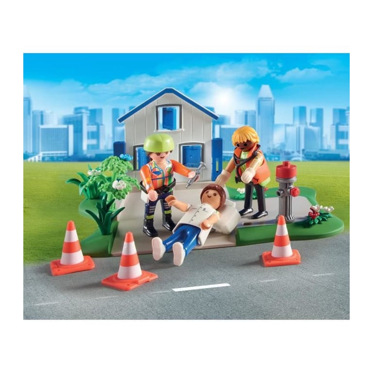 Playmobil 70980 : My Figures: Secouristes Playmobil - vue 4
