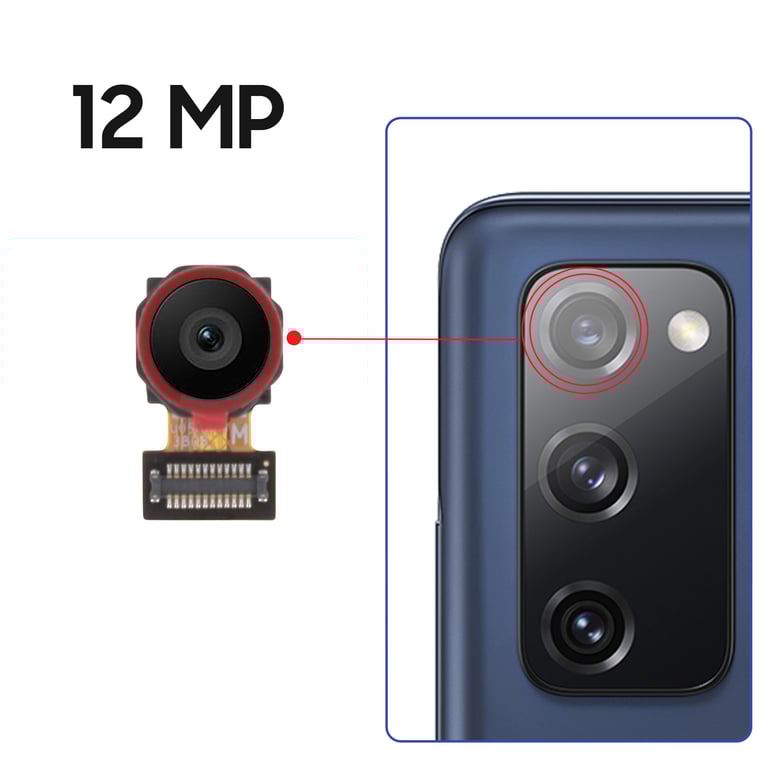 Samsung Caméra Arrière pour Galaxy S20 FE 12MP - vue 3