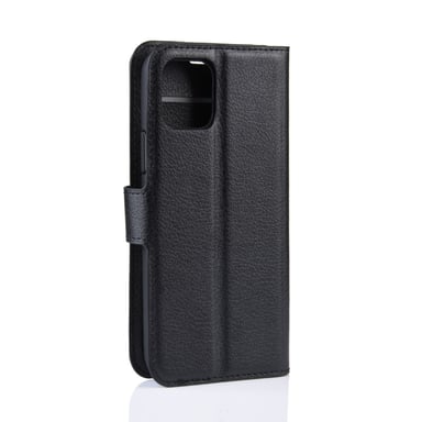 Coque Portefeuille pour ''IPHONE 13 Pro'' Simili-cuir Rabat Protection (NOIR)