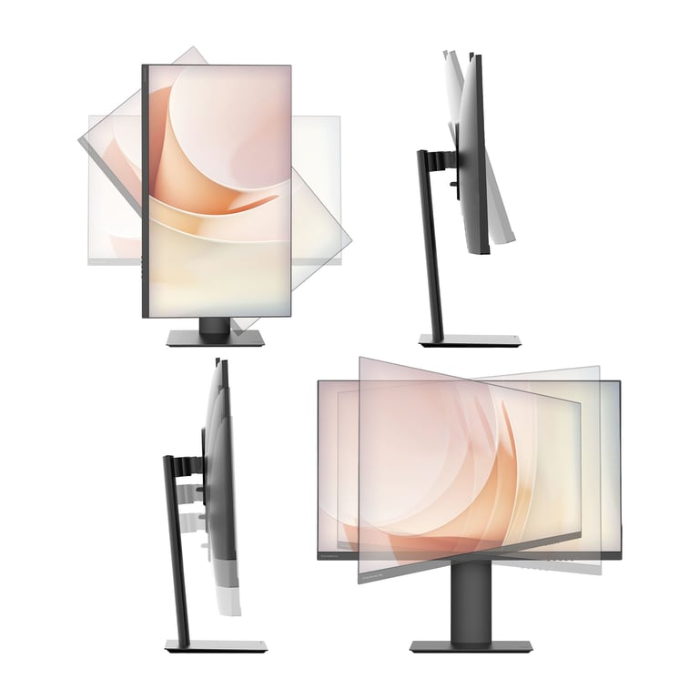 THOMSON 27 Pouces Moniteur Full HD avec caméra Pop Up HDMI Montage VESA 100x100 M27FB7C14V - vue 3