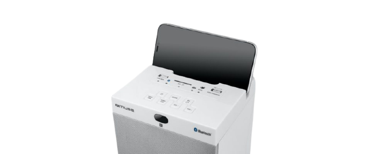 Tour de son Bluetooth avec Radio PLL FM 20 stations mémorisables Caisson de basse intégré Neuf - vue 2